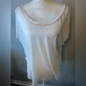 Chaser Collection Cream Short Sleeve Tee